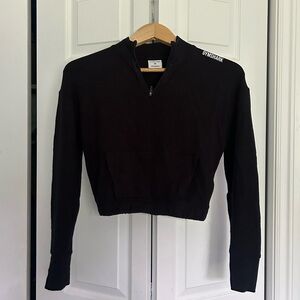 Black Gymshark quarter zip